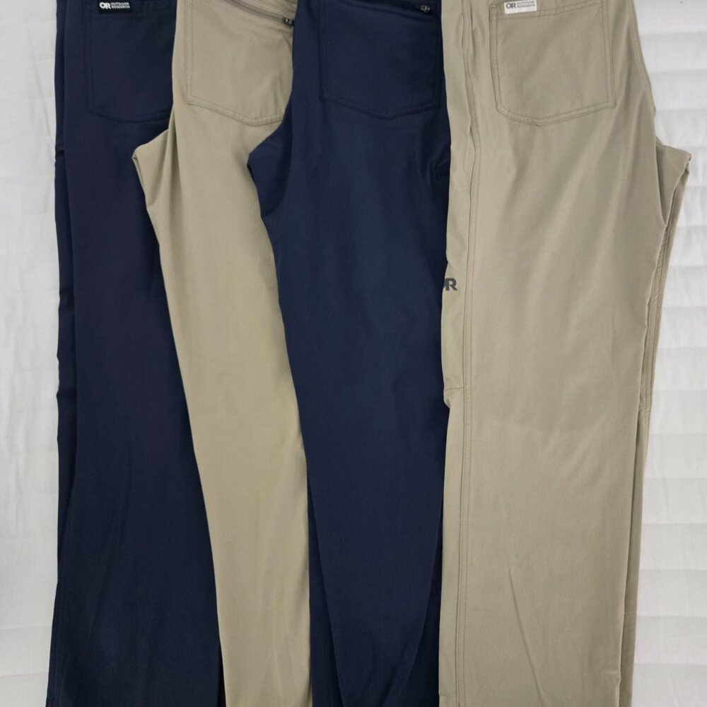 Lot of 4 Outdoor "OR" Ferrosi hiking pants.